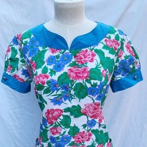 MIDI floral vintage dress